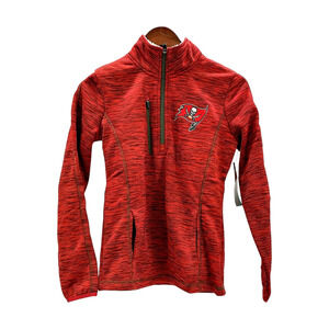 NFL Women's Transitional Half Zip Pullover Bucs - Regular
